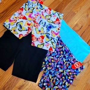 Four pair NWT Girls shorts